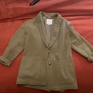 Olive green madewell  blazer